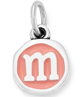 James Avery Pink Enamel Initials Charm