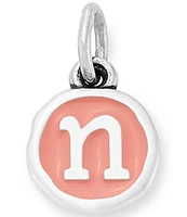 James Avery Pink Enamel Initials Charm