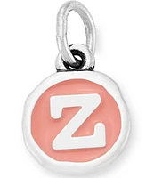 James Avery Pink Enamel Initials Charm