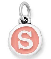 James Avery Pink Enamel Initials Charm