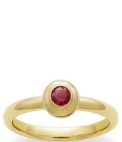 James Avery 14K Remembrance Ring July Birthstone with Lab-Created Ruby