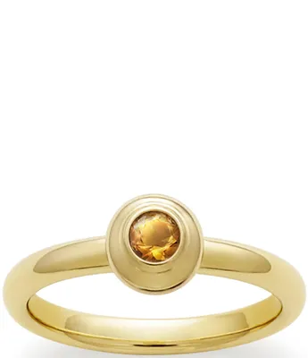 James Avery Remembrance Ring November Birthstone with Citrine
