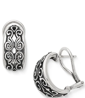 James Avery Scrolled French Clip Earrings