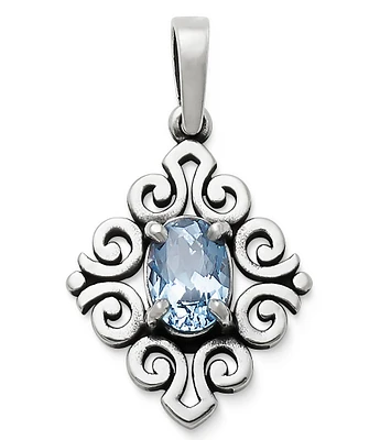 James Avery March Birthstone Scrolled Pendant