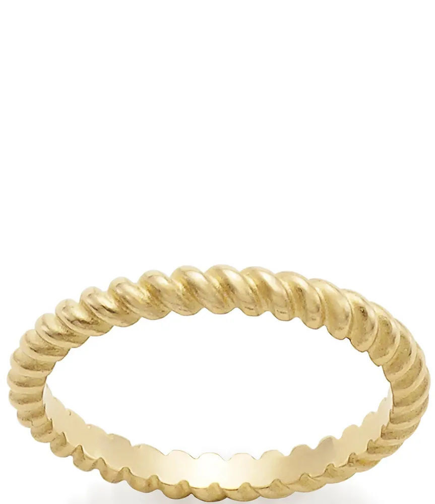 James Avery 14K Small Twisted Ring