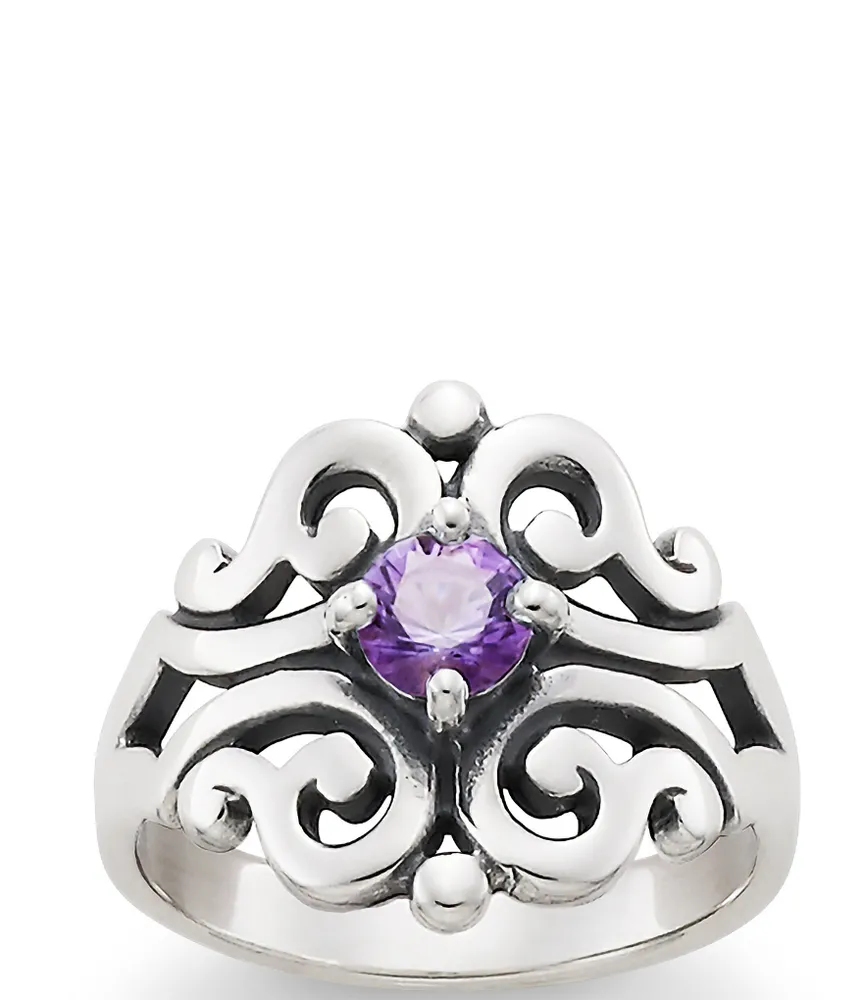 James Avery Spanish Lace Ring with Amethyst