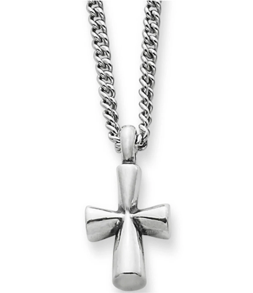 James Avery St Teresa Cross Sterling Silver Pendant Necklace