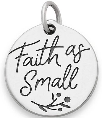 James Avery Sterling Silver Faith as Small as a Mustard Seed Charm