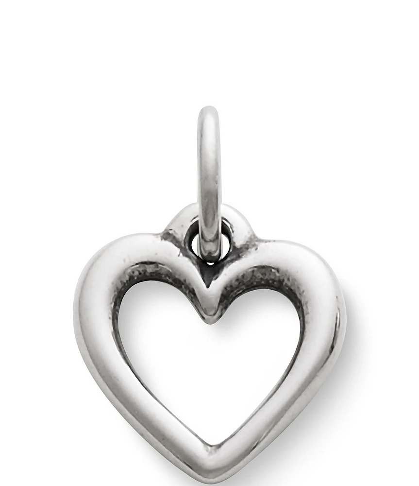 James Avery Sterling Silver Open Wire Heart Charm