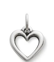 James Avery Sterling Silver Open Wire Heart Charm