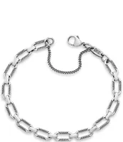 James Avery Sterling Silver Ornate Links Charm Bracelet