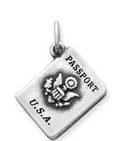 James Avery Sterling Silver Passport Charm