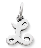 James Avery Sterling Silver Script Initial Bracelet or Necklace Charm