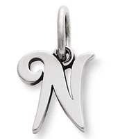 James Avery Sterling Silver Script Initial Bracelet or Necklace Charm