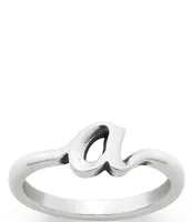 James Avery Sterling Silver Script Initial Ring