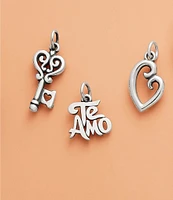 James Avery Te Amo Sterling Silver Charm