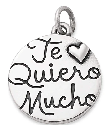 James Avery #double;Te Quiero Mucho#double; Charm