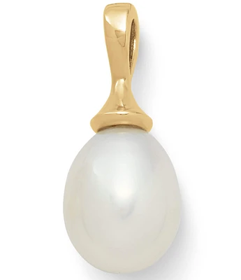 James Avery Teardrop Cultured Pearl Charm