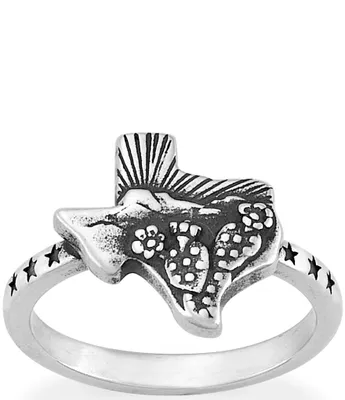 James Avery Texas Landscape Ring