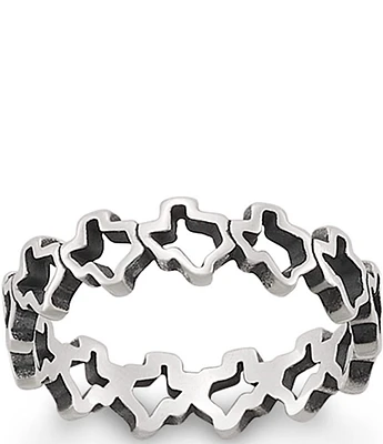 James Avery Texas Stacker Band Ring