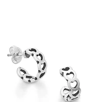 James Avery Tiny Hearts Hoop Earrings