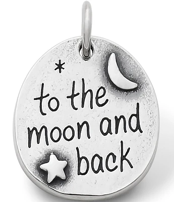 James Avery To the Moon and Back Sterling Silver Charm