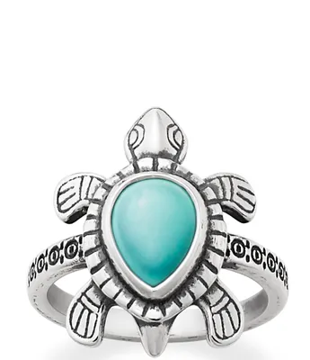 James Avery Turquoise Turtle Ring