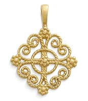 James Avery Twisted Wire Lacy Cross Charm