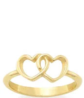 James Avery 14K Two Hearts Together Ring