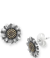 James Avery Wild Sunflower Stud Earrings