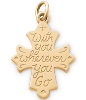 James Avery With You Wherever You Go Cross Charm