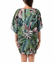 Jantzen Jungle Glam Celia V-Neck Tunic Swim Cover-Up