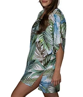 Jantzen Jungle Glam Celia V-Neck Tunic Swim Cover-Up