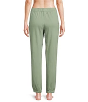 Jasmine & Ginger French Terry Elastic Waist With Drawstring Coordinating Sleep Joggers