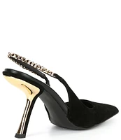 Jeffrey Campbell Arquois Suede Slingback Pumps