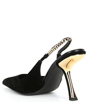 Jeffrey Campbell Arquois Suede Slingback Pumps