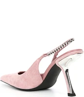 Jeffrey Campbell Arquois Suede Slingback Pumps