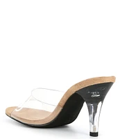 Jeffrey Campbell Cendrillon Clear Vinyl Slide Sandals