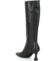 Jeffrey Campbell Check-Mate Leather Tall Boots