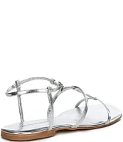 Jeffrey Campbell Corinth Metallic Leather Gladiator Strappy Sandals