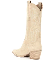 Jeffrey Campbell Dagget Suede Western Inspired Boots