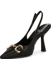 Jeffrey Campbell Estella Satin Slingback Pumps