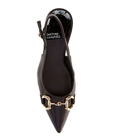 Jeffrey Campbell Estella Satin Slingback Pumps