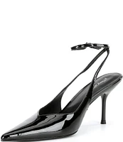 Jeffrey Campbell Executive Patent Ankle Strap Pumps