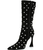 Jeffrey Campbell Fancy Suede Dome Stud Boots