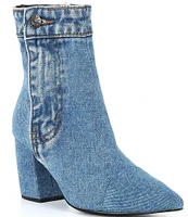 Jeffrey Campbell Finite Denim Booties