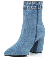 Jeffrey Campbell Finite Denim Booties