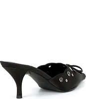 Jeffrey Campbell Gratis Hardware Detail Satin Mules