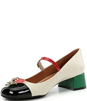 Jeffrey Campbell Jitterbug Leather Mary Jane Pumps