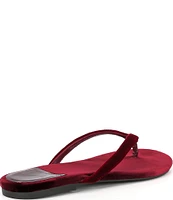 Jeffrey Campbell Kierra Velvet Thong Flip Flop Sandals